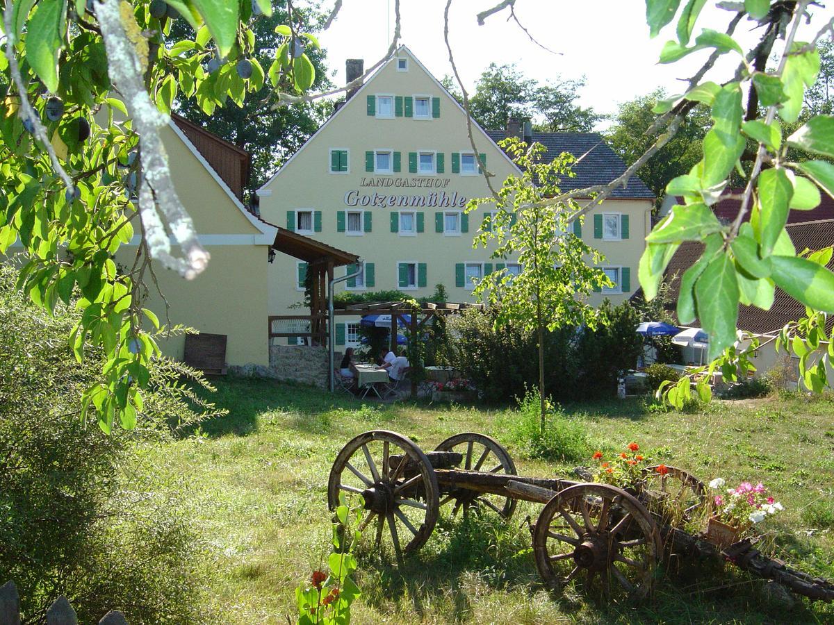 Landgasthof Gotzenmuehle Lichtenau  Esterno foto