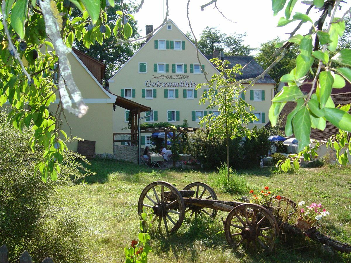 Hotel Landgasthof Gotzenmuhle Lichtenau  Esterno foto